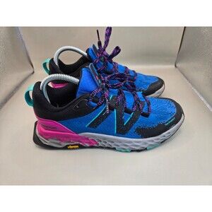 New Balance Fresh Foam X Hierro V5 Trail Shoes Womens 7.5 B Blue Vibram Sneakers